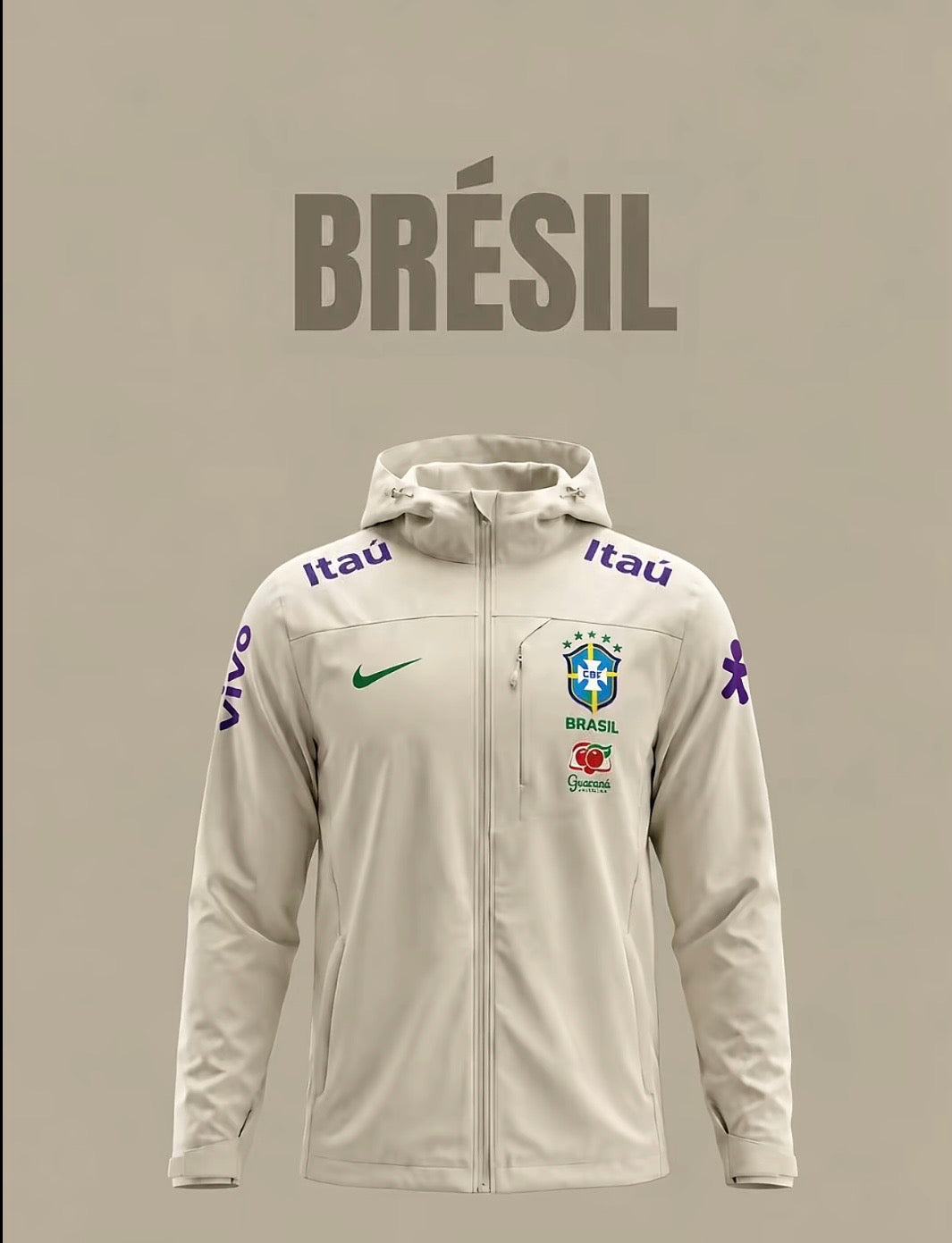 Veste imperméable du Brésil